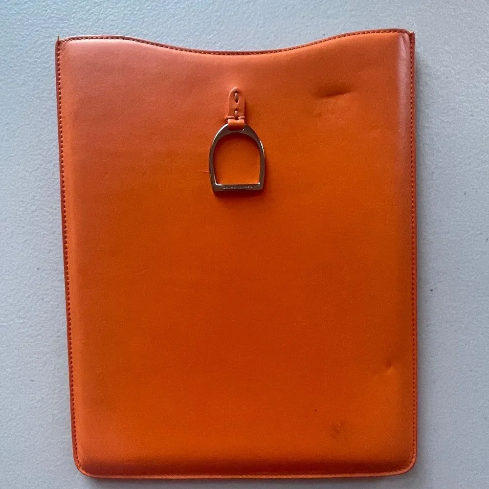Ralph Lauren ipad sleeve, Orange